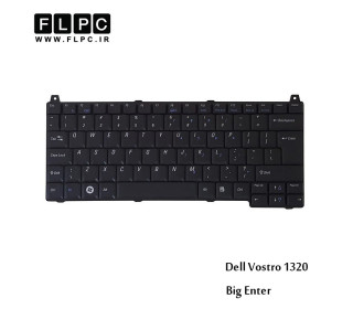 کیبورد لپ تاپ دل Dell Vostro 1320 Laptop Keyboard مشکی - اینتر بزرگ