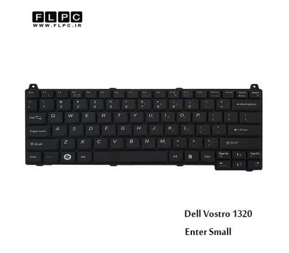 کیبورد لپ تاپ دل 1320 مشکی - اینتر کوچک Dell Vostro 1320 Laptop Keyboard