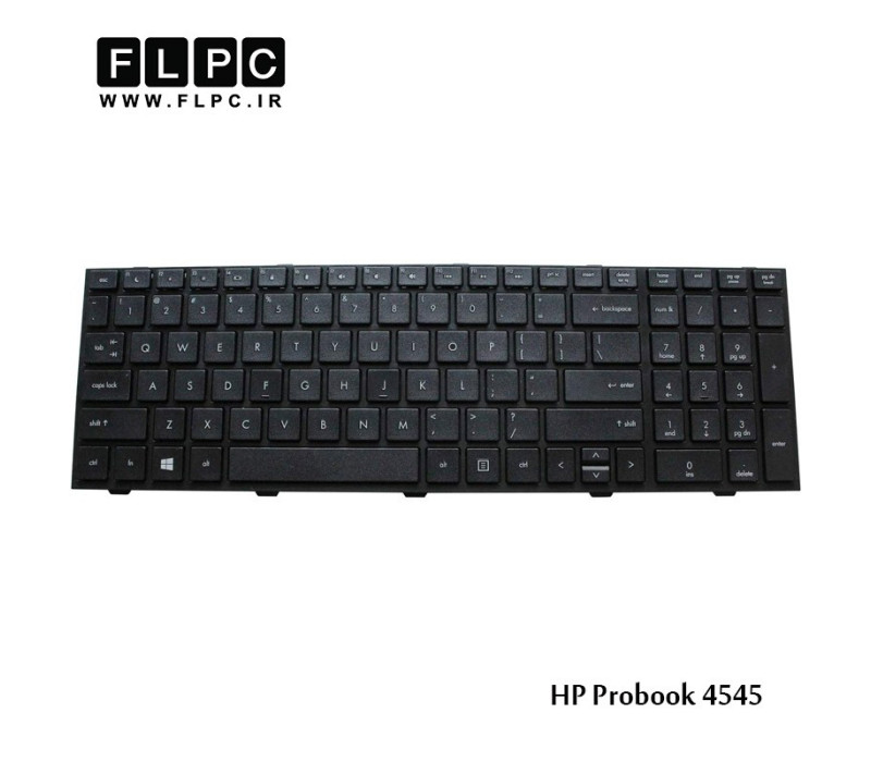 کیبورد لپ تاپ اچ پی 4545 مشکی-بافریم HP Probook 4545 Laptop Keyboard