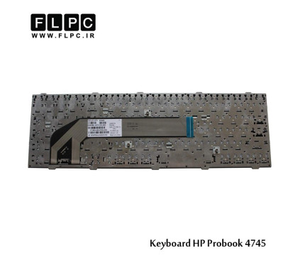 کیبورد لپ تاپ اچ پی 4745 مشکی-بافریم HP Probook 4745 Laptop Keyboard