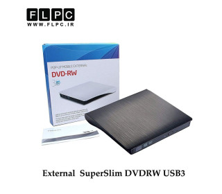 دی وی دی رایتر اکسترنال سوپر اسلیم External 9.5mm SuperSlim DVDRW - USB3
