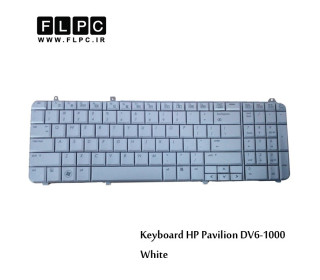کیبورد لپ تاپ اچ پی DV6-1000 سفید HP Pavilion DV6-1000 Laptop Keyboard