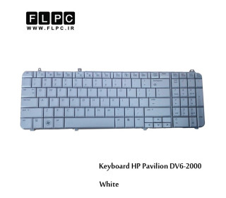 کیبورد لپ تاپ اچ پی DV6-2000 سفید HP Pavilion DV6-2000 Laptop Keyboard