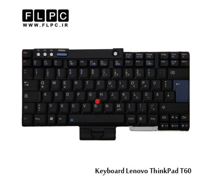 کیبورد لپ تاپ لنوو Lenovo Laptop Keyboard Thinkpad T60 مشکی-باموس