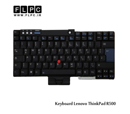 کیبورد لپ تاپ لنوو Lenovo Laptop Keyboard Thinkpad R500 مشکی-باموس
