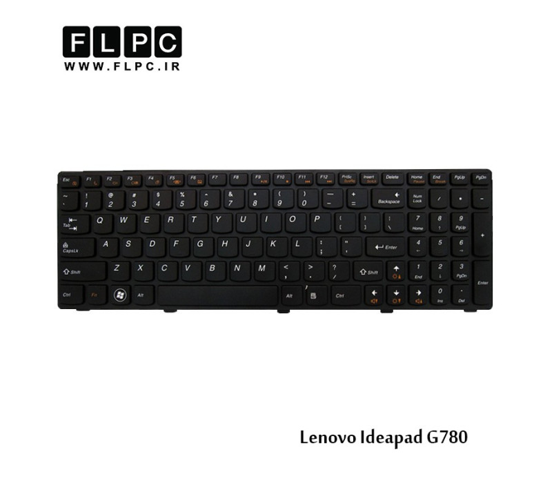 کیبورد لپ تاپ لنوو مشکی Lenovo laptop keyboard IdeaPad G780