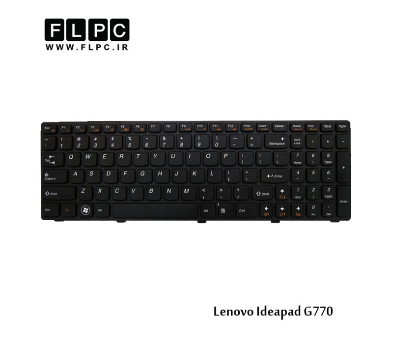 کیبورد لپ تاپ لنوو مشکی Lenovo laptop keyboard IdeaPad G770