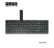 کیبورد لپ تاپ ایسوس Asus Laptop keyboard K55 مشکی-اینتر کوچک-بدون فریم