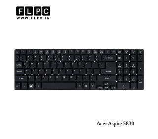 کیبورد لپ تاپ ایسر 5830 مشکی - بدون فریم Acer Aspire 5830 Laptop Keyboard