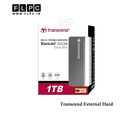 هارد اکسترنال ترنسند مدل StoreJet 25C3N ظرفیت 1 ترابایت