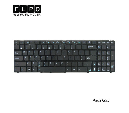 کیبورد لپ تاپ ایسوس Asus Laptop keyboard G53 مشکی-بافریم