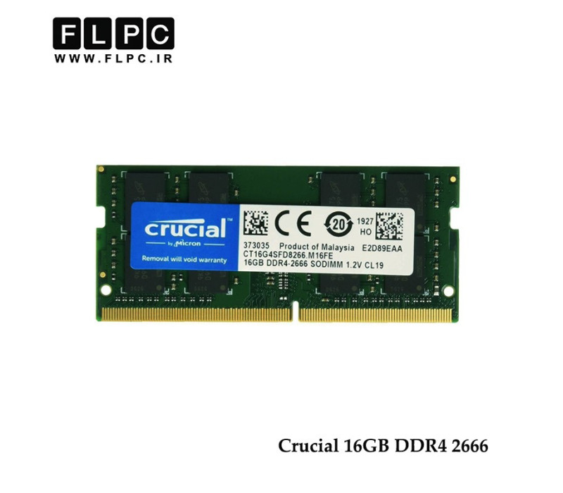 16Gb DDr4 2666/2400 Crucial RAM for Laptop