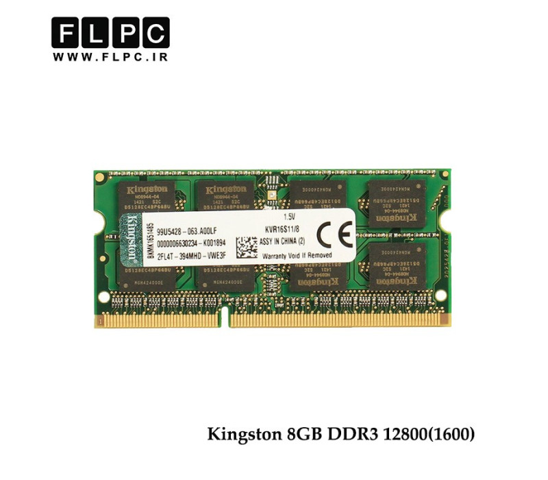 رم لپ تاپ (1600) 12800 Ram Kingston 8GB DDR3L