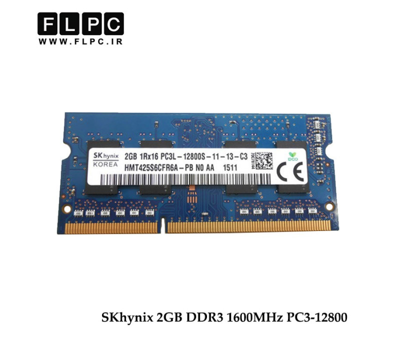 رم لپ تاپ 2 گیگابایت SKhynix Laptop Ram 2GB DDR3 PC3-12800