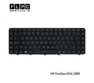 کیبورد لپ تاپ اچ پی DV6-3000 مشکی-با فریم HP Pavilion DV6-3000 Laptop Keyboard
