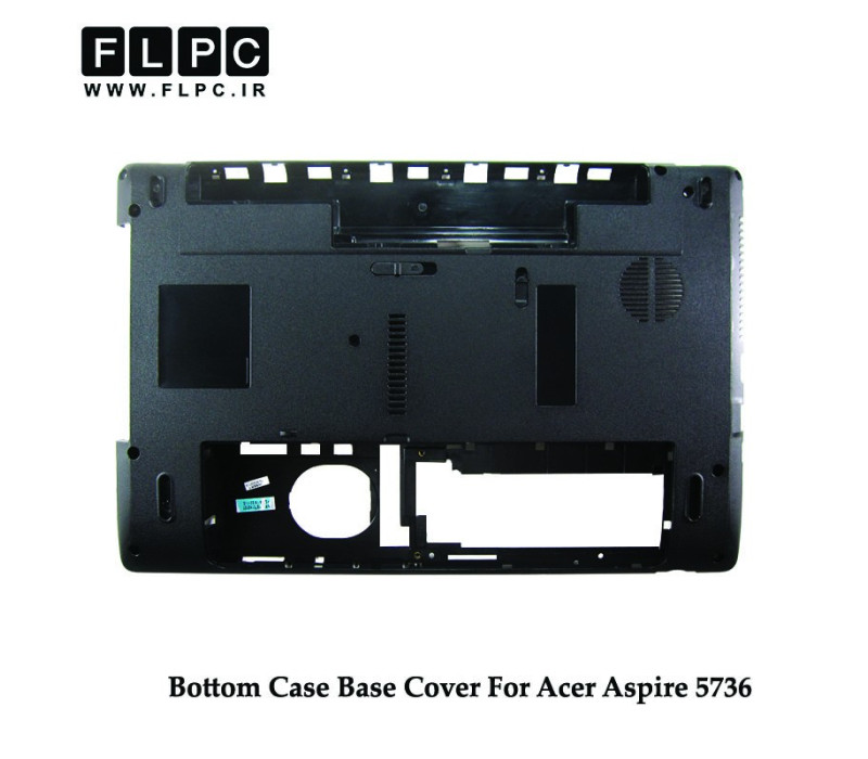 قاب کف لپ تاپ ایسر Acer Aspire 5736 Laptop Bottom Case _Cover D مشکی - رم ریدر سمت چپ