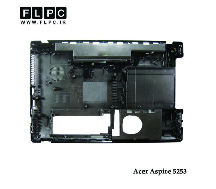 قاب کف لپ تاپ ایسر Acer Aspire 5253 Laptop Bottom Case _Cover D مشکی - رم ریدر سمت چپ
