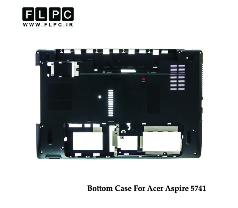 قاب کف لپ تاپ ایسر Acer Aspire 5741 Laptop Bottom Case _Cover D مشکی - رم ریدر سمت راست