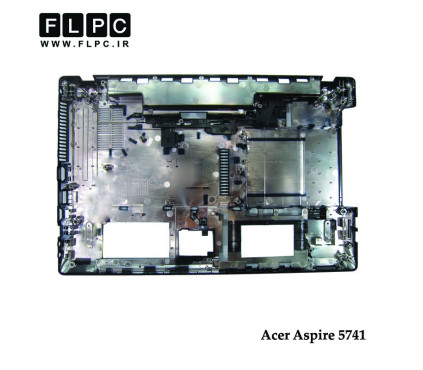 قاب کف لپ تاپ ایسر Acer Aspire 5741 Laptop Bottom Case _Cover D مشکی - رم ریدر سمت راست