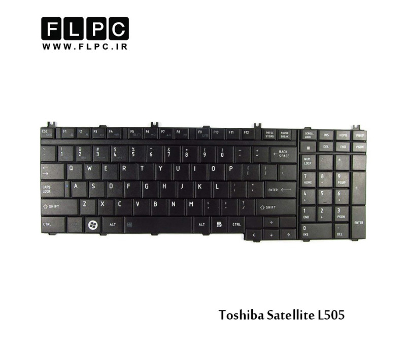 کیبورد لپ تاپ توشیبا Toshiba Laptop Keyboard Satellite L505