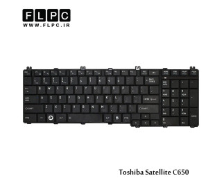 کیبورد لپ تاپ توشیبا C650 مشکی Toshiba Satellite C650 Laptop Keyboard