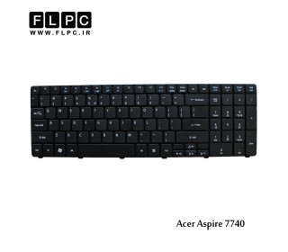 کیبورد لپ تاپ ایسر 7740 مشکی Acer Aspire 7740 Laptop Keyboard