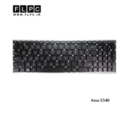 کیبورد لپ تاپ ایسوس X540 مشکی-اینتر کوچک-بدون فریم Asus X540 Laptop Keyboard
