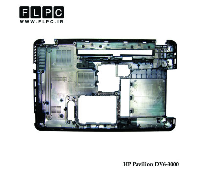 قاب کف لپ تاپ اچ پی HP Pavilion DV6-3000 Laptop Bottom Case _Cover D مشکی