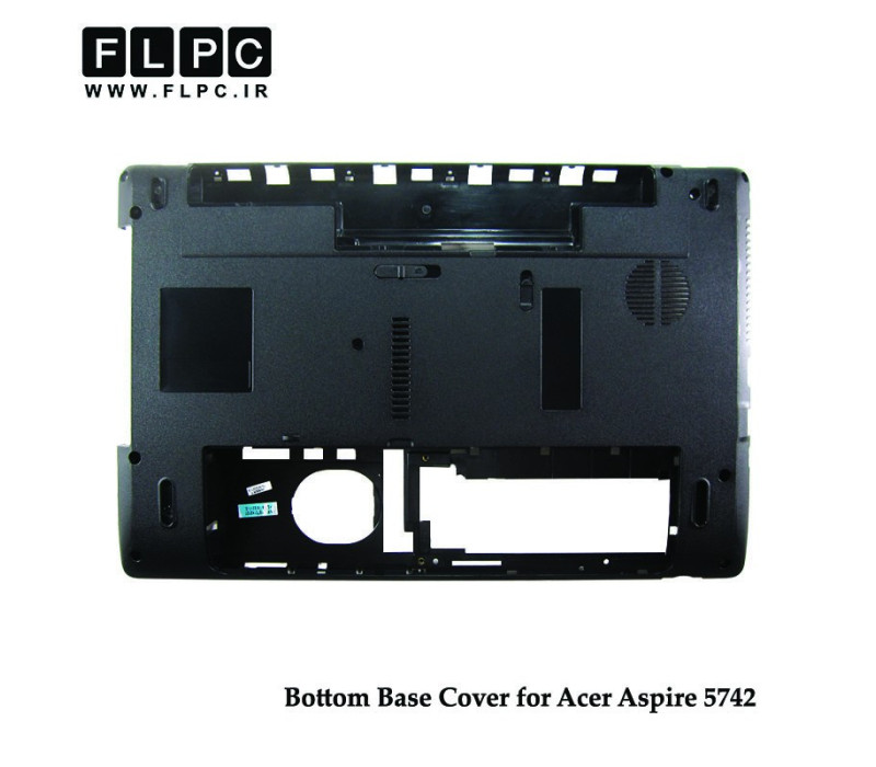 قاب کف لپ تاپ ایسر Acer Aspire 5742 Laptop Bottom Case _Cover D مشکی-رم ریدر سمت چپ