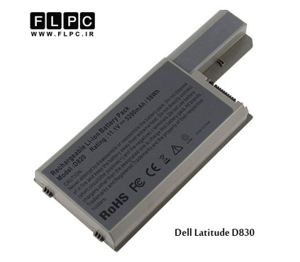 باطری لپ تاپ دل D830 نقره ای Dell Latitude D830 Laptop Battery - 6cell