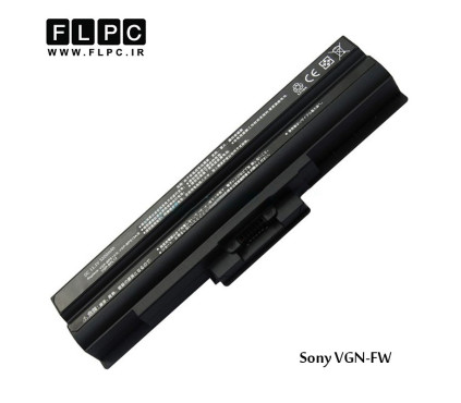 باطری باتری لپ تاپ سونی مشکی Sony Laptop battery VGN-FW - 6cell Black باطری باتری لپ تاپ سونی مشکی Sony Laptop battery VGN-FW - 6cell Black