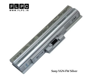 باتری لپ تاپ سونی Sony VGN-FW _4400mAh نقره ای