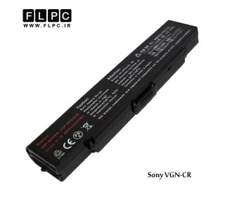 باطری لپ تاپ سونی Sony VGN-CR Laptop Battery _6cell مشکی