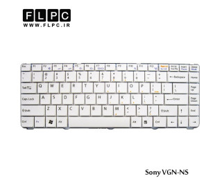 کیبورد لپ تاپ سونی سفید/  Sony Laptop Keyboard  VGN-NS White