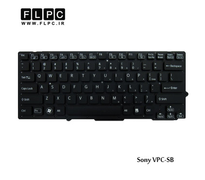 کیبورد لپ تاپ سونی VPC-SB مشکی اینتر کوچک بدون فریم / Sony Laptop Keyboard VPC-SB Black Without frame