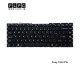 کیبورد لپ تاپ سونی FW مشکی اینتر کوچک بدون فریم Sony Laptop Keyboard  FW Small Enter Black Without Frame