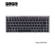 کیبورد لپ تاپ سونی VGN-FW مشکی-بافریم نقره ای Sony VGN-FW Laptop Keyboard
