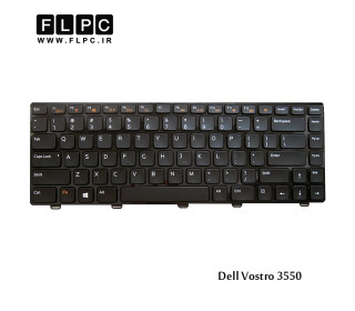 کیبورد لپ تاپ دل 3550 مشکی-بافریم Dell Vostro 3550 Laptop Keyboard