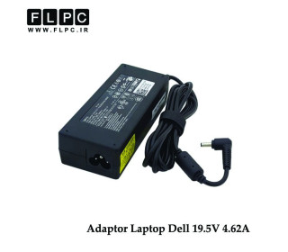 آداپتور لپ تاپ دل 19.5 ولت 4.62 آمپر سرریز Dell Laptop Adaptor 19.5V 4.62A Small Plug