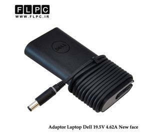 آداپتور لپ تاپ دل 19.5 ولت 4.62 آمپر / Dell Laptop Adaptor 19.5V 4.62A NEW Face