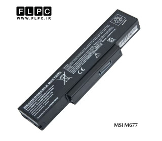 باطری لپ تاپ ام اس آی M677 مشکی MSI MEGABOOK M677 Laptop Battery - 6cell