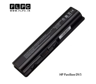 باطری لپ تاپ اچ پی DV5 مشکی HP Pavilion DV5 Laptop Battery - 6cell