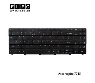 کیبورد لپ تاپ ایسر مشکی Acer Laptop Keyboard Aspire 7715