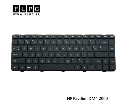 کیبورد لپ تاپ اچ پی HP Laptop Keyboard Pavilion DM4-2000 مشکی-اینتر کوچک-بدون بک لایت-بدون فریم