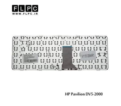 کیبورد لپ تاپ اچ پی HP Laptop Keyboard Pavilion DV5-2000 مشکی-اینتر کوچک-بدون بک لایت-بدون فریم