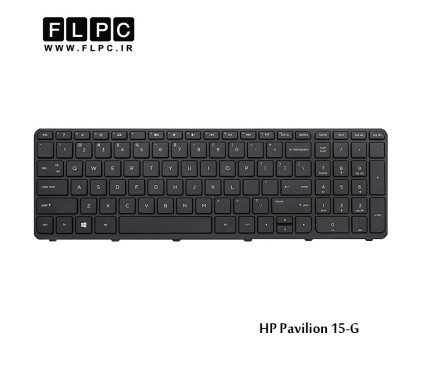 کیبورد لپ تاپ اچ پی 15-G مشکی-اینتر کوچک-بافریم HP Pavilion 15-G Laptop Keyboard