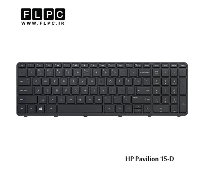 کیبورد لپ تاپ اچ پی 15-D مشکی-اینتر کوچک-بافریم HP Pavilion 15-D Laptop Keyboard