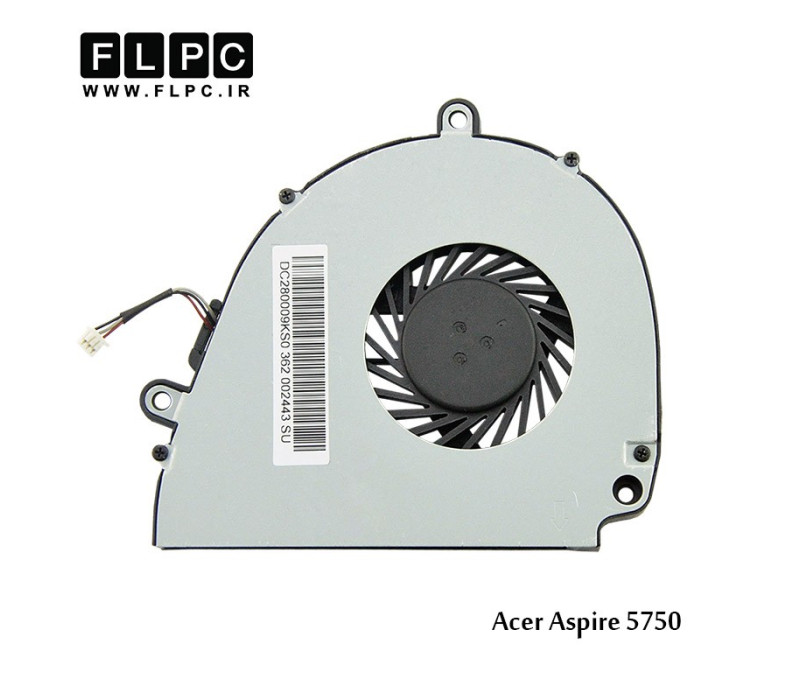 فن لپ تاپ ایسر Acer Aspire 5750 Laptop CPU Fan حلزونی