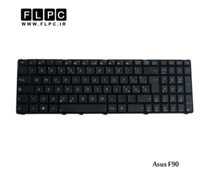 کیبورد لپ تاپ ایسوس Asus Laptop keyboard F90 مشکی با فریم
