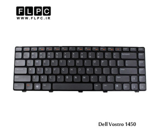 کیبورد لپ تاپ دل 1450 مشکی-بافریم Dell Vostro 1450 Laptop Keyboard